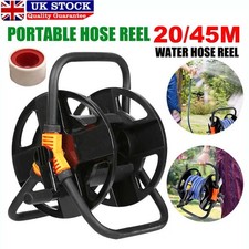 20m/45m Portable Hose Reel Trolley Garden Free Standing Water Hose Cart Holder
