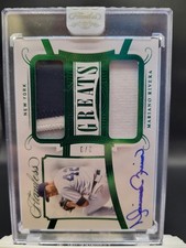 2020 Panini Flawless MARIANO RIVERA Game Used Patch On Card Auto #GDM-MR /3