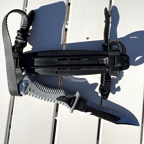 Scubapro K6 HP Stainless Steel Dive Knife & Sheath Made in Italy - Picture 5 of 5