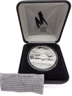 Alaska Mint Coin 1 Troy Oz .999 Silver Glacier Helicopter Aviation Medallion vtg