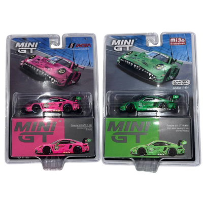 MINI GT Porsche 911 GT3 R Rexy Roxy GTD AO Racing 2023 IMSA