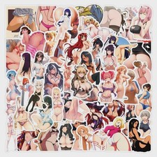 Sexy Anime Girl Stickers 50pcs - Ref X-479