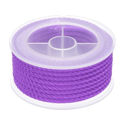 Nylon Thread Twine Beading Cord, 10.5ft Bracelets String Cord Rope, Light Purple