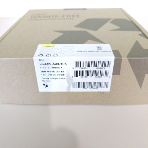Jabra Pro 930 Duo Uc, 930-69-509-105 (1R0574) Open Box - Picture 5 of 7