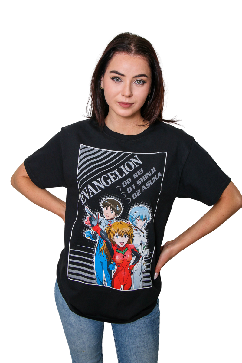 Neon Genesis Evangelion Movie Group Adult T-Shirt | eBay
