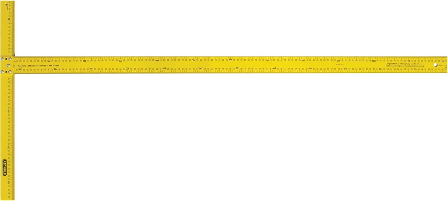 Stanley STHT1-05894 Squadra Metrica a T 122cm in Acciaio Flessibile