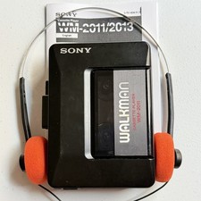    Sony Walkman WM-F2011 Cassette Tape Player - NEW BELTS - Reconditioned   