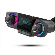 Bluetooth 4.0 Car Wireless FM Transmitter Adapter 2USB PD Charger AUX Hands-Free