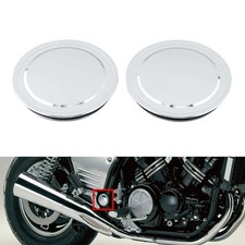 Silber Rahmenlochabdeckung Aluminiumlegierung für Yamaha VMAX 1200 1985-2007