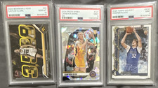 Topps Panini PSA Graded 3 Card Lot Caitlin Clark 10 Brink Flagg PSA9 Prizm WNBA