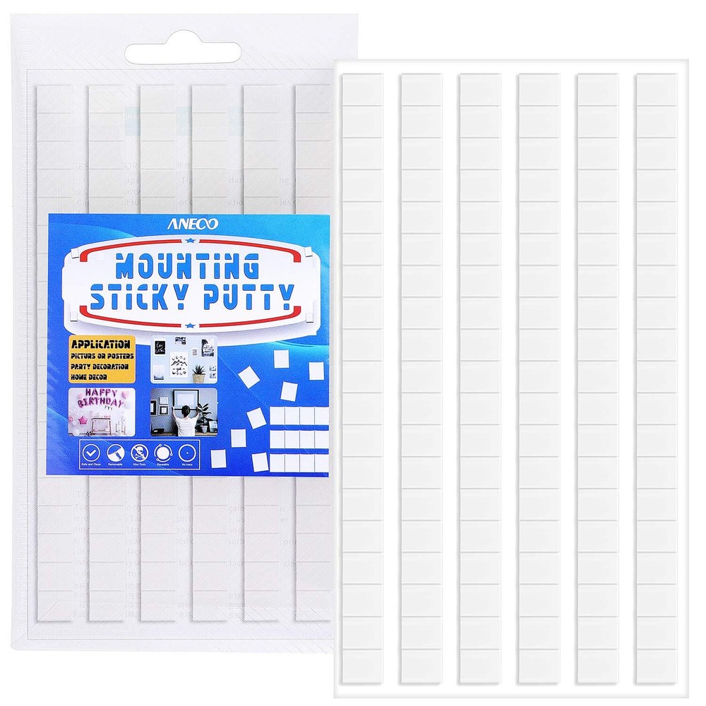 Aneco 96 Pieces Reusable Mounting Putty Adhesive Poster Tacky Putty Removable...