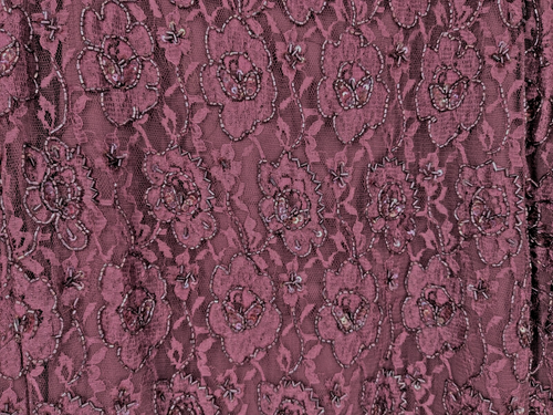 Candlelight & Champagne Top 28W 60" Bust Merlot Beads Mesh Cocktails Wedding - Picture 9 of 10