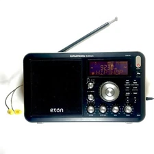 Eton Field BT Grundig Edition AM / FM Shortwave Radio w RDS & Bluetooth Tested