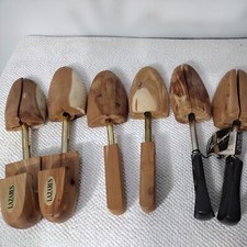 3 Pair Cedar Wood Shoe Trees.
