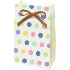 Shower Bags Favor Bags Boxes Multi Color Polka Dot Birthday Party Supply 12