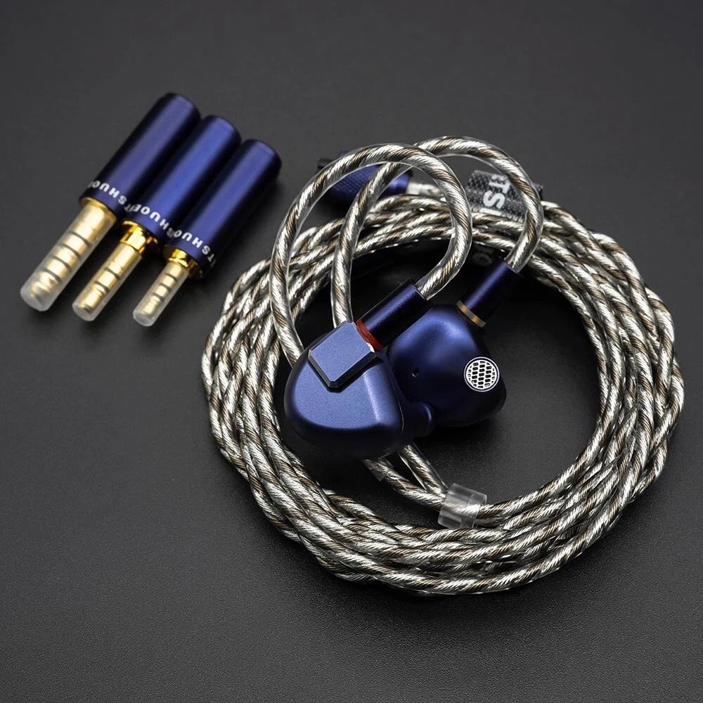 LETSHUOER S12 たのしい Pro イヤホンJSHiFi-白龍2pin4.4mm