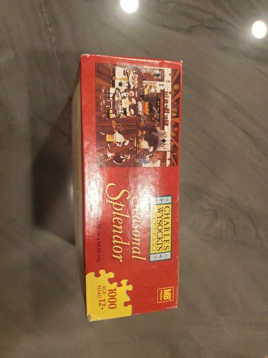 Puzzle 1000 Pièces Hasbro - Charles Wysocki "Singing Piemakers" (Splendeur Saisonnière) - Complet Occasion