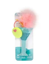 NEW SmartyKat Stimulation Catnip Martini Cat Toys - Pink