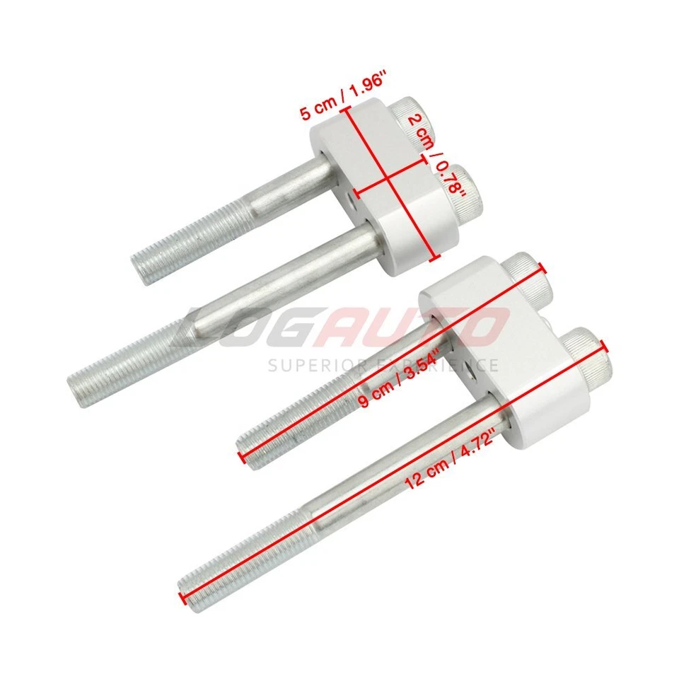 Abrazadera de montaje de aluminio para elevadores de manillar Triumph Tiger 800 2011-2014 Explorer 1200 Foto 3 de 4