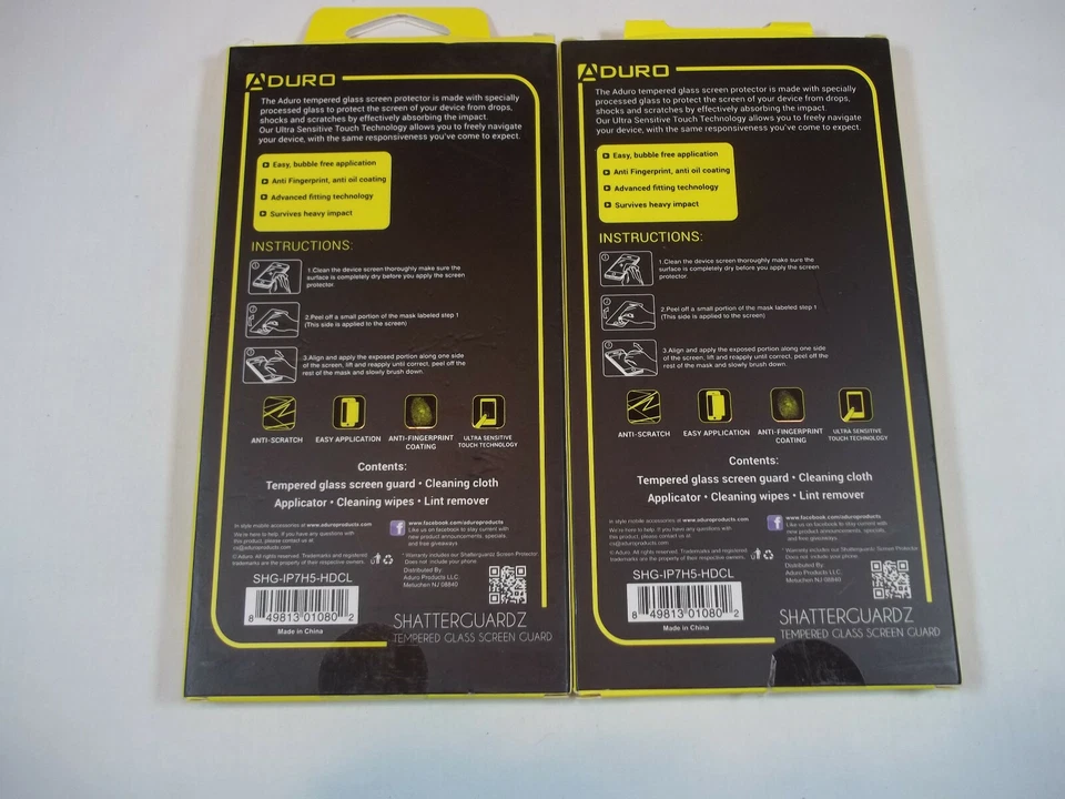 Protector de pantalla de vidrio templado para iPhone 6/7/8 Plus - Shatterguardz antiarañazos Foto 2 de 2