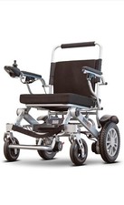400 Pound Capacity Deluxe Long Range Lightweight Foldable Electric Wheelchair