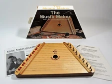 Music Maker Lap Harp Zither Dulcimer Nepenenoyka With Box / Song Sheets Belarus