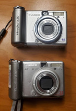    Vintage Canon Powershot A80 4.0 MP  A70 3.2 MP. Parts/repair please read.