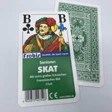 10 Senioren Skat Kartenspiele Club Französisches Bild, Spielkarten von Frobis