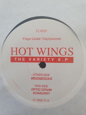 Hot Wings The Variety E.P. (Finger Lickin) 12'' Single rare  oldskool  NR MINT
