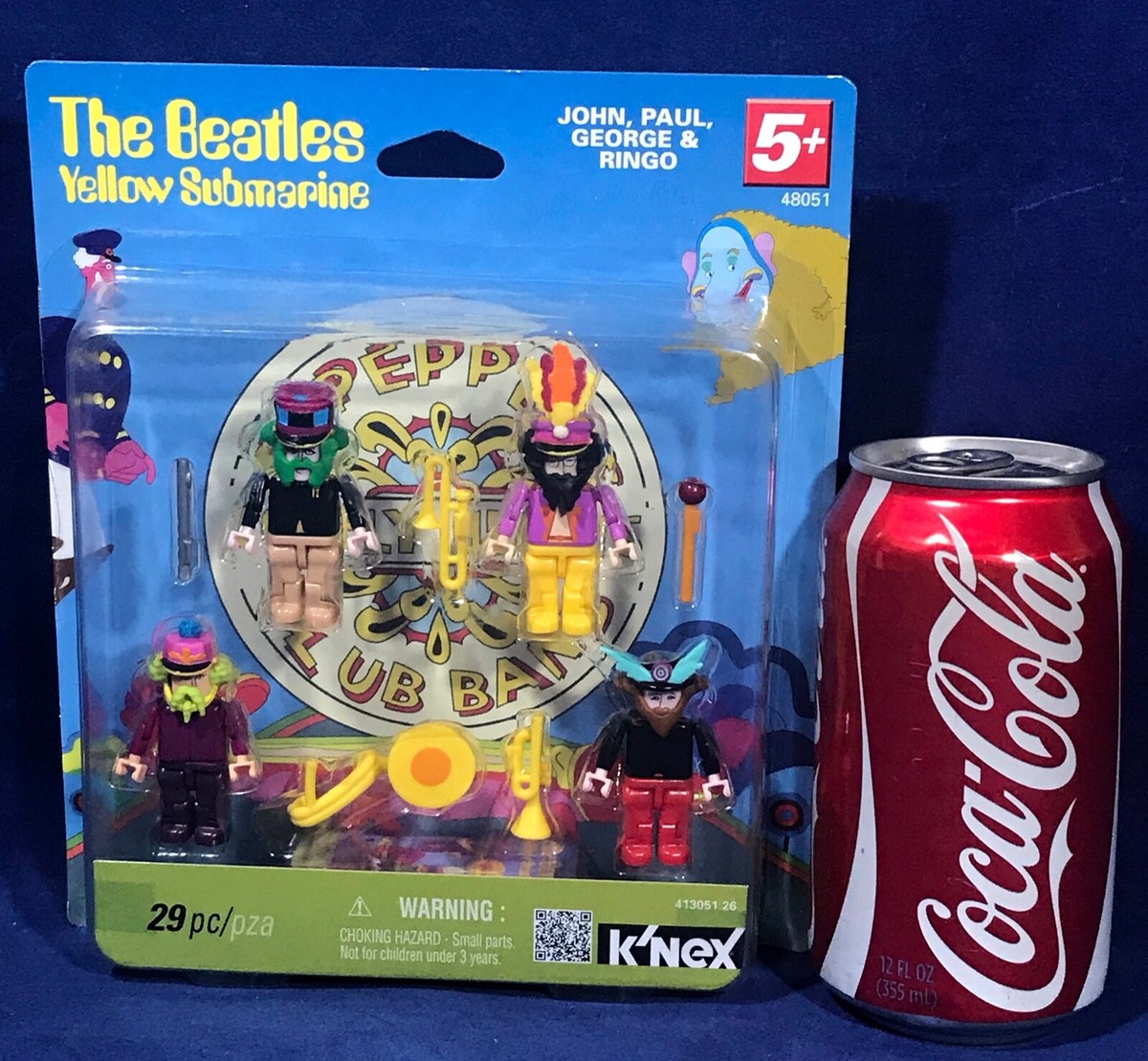 K'NEX BEATLES Mini-Figures - YELLOW SUBMARINE & SGT PEPPER'S -8
