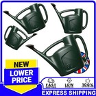 Green 6 Litre Light Indoor Outdoor Plastic Watering Can With Rose Head Sprinkler