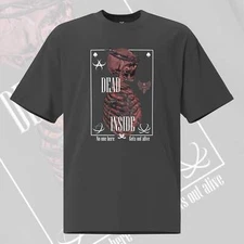 Dead Inside Ezo Oversized Black Shirt