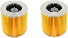 Karcher WD2 WD3 WD2.200 WD3.500 KM101 Filter Cartridge Vacuum Filter Pack of 2