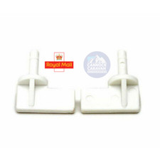 Filtapac Truma Carver Water Inlet Pump Security Clips Flags Caravan IVORY F107