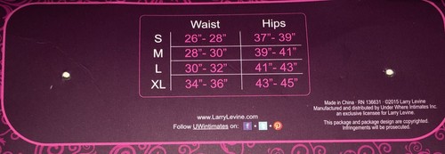 LARRY LEVINE BLACK Firm Shapewear High Waist Tunic Brief Panty Womens S M L XL - Picture 5 of 5