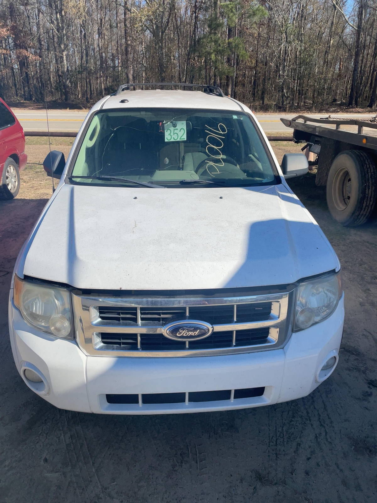 2008 2009 2010 2011 2012 Ford Escape Hatch Tailgate Oxford White paint