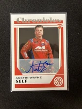 2023 Chronicles Luminance Racing Austin Wayne Self Rookie Autographs SSP RC 