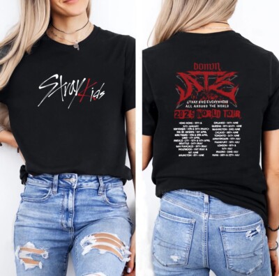 Stray Kids DOMINATE Tour 2025 T-Shirt Kpop Concert Merch SKZ Fan