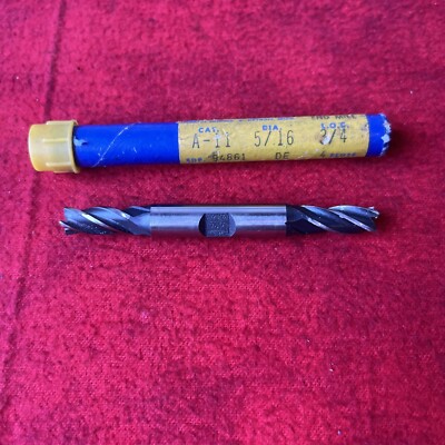 PUTNAM 5/16'' HI-SPEED 4-FLUTE DOUBLE-END MILL MACHINIST 3/4'' SHANK (tb3.1)
