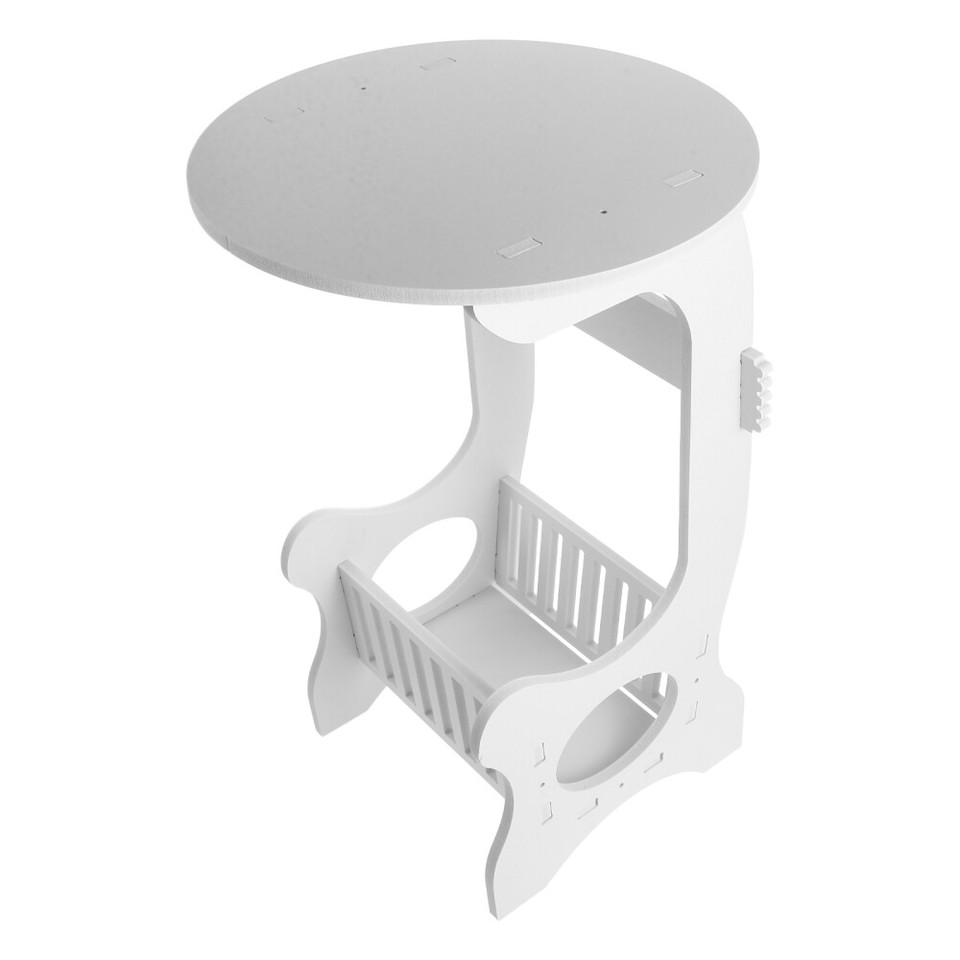 Stylish Round End Table For Bedroom Living Room Coffee Table Bedside