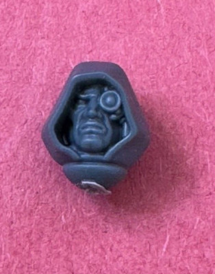 NEW DARK ANGELS INNER CIRCLE COMPANIONS -  BARDED HEAD / HELMET (A) - 40k