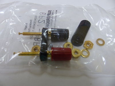 Superior  BP21-2BR  Dual binding Post  15amp 10001v Gold plated  1pc  NEW