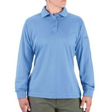 Propper Women's Uniform Polo, Long Sleeve, Light Blue, 4XL
