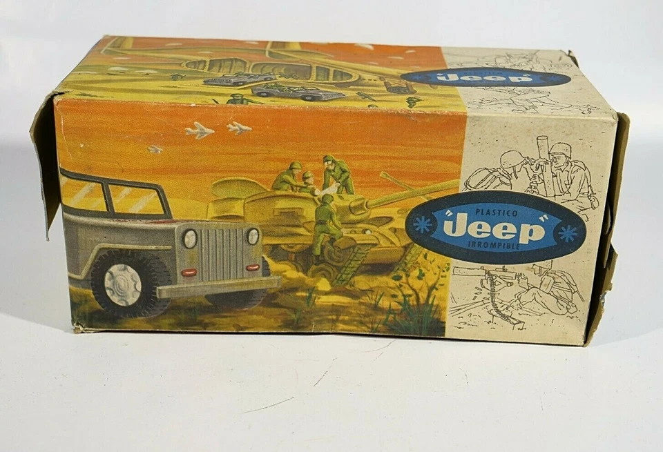 NACORAL Spagna N° 9500 JEEP US ARMY Corazzata In Plastica 22 Cm In Scatola - Immagine 4 di 4