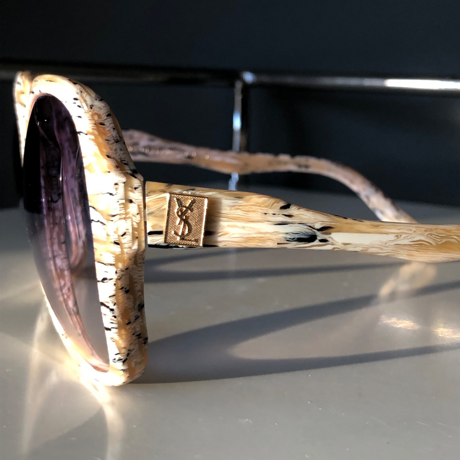 Occhiali da sole vintage Yves Saint LAURENT oversize farfalla mod Francia anni 70 fantastici!