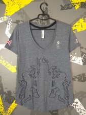 Great Britain Jersey Olympic Games Shirt Gray 2018 Adidas Woman Size L ig93
