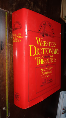 BUCH: Neu illustriert, Webster s Dictionary Including Thesaurus Of Synonyms & A