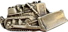 Brass 1978 Bulldozer baron Belt Buckle
