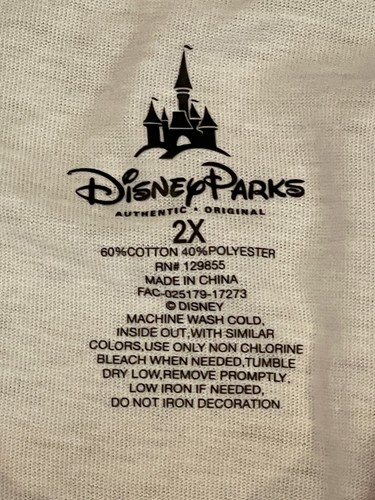 New Mickey Mouse Disneyland Disneyworld Vacation Mode Tee Shirt - Unisex 2XL - Picture 4 of 4