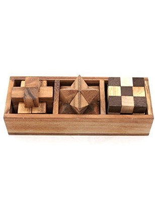 wooden puzzle holder